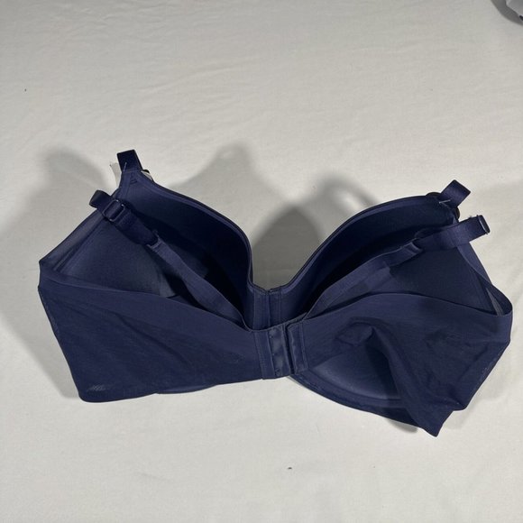 NWT Wacoal [ 40DDD US] Ultimate Side Smoother‎ Underwire T-Shirt Bra Blue #6279 - Picture 7 of 11